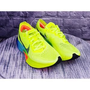 Nike ZoomX Vaporfly Next% 3 Volt/Scream Green/Barely Volt/Black Women 6 New